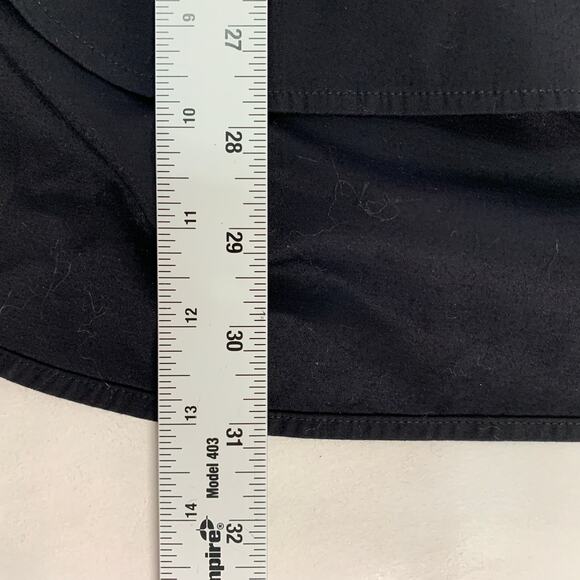 Reformation L Will Oversized Shirt Black Button Capsule Wardrobe Minimalist - Picture 8 of 9